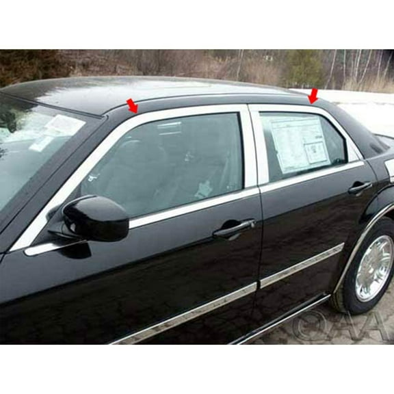 Quality Auto Accessories WP45765 4 Pc Stainless Steel Trim for Chrysler 300
