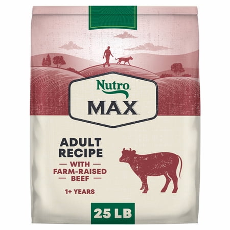 Nutro Max Adult Dry Dog Food with Beef, 25 lb. Bag