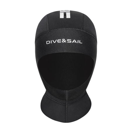 Professional Keep Warm Snorkeling Non-slip Head Cover Helmet Swimming Cap Diving Hat Cold-proof Wetsuit XL