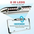 thumbnail image 5 of Car 170° License Plate Frame Rearview Reverse Backup Camera Kit Night Vision, 5 of 10