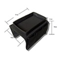 thumbnail image 3 of Tv Remote Control Organizer Holder 5 Pocket Drapes Over Sofa Arm Quality Armrest Organizer With Arm Rest Tray, Keeps Remotes Glasses Phones Easily Accessible, 11X7 Inch Snack, 3 of 6