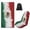 Mexican Flag Print, variant on Bulopur Retro Front Car Seat Towel for Men Sunset Mountain Breathable Sweat Carseat Protector with Storage Bag for Running Sport Soft Fit SUV Sedan Truck 1pcs