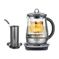 thumbnail image 1 of BUYDEEM K2973 Flagship Health- Care Beverage Tea Maker and Kettle, 8-in-1 Programmable Brew Cooker Master, 1.5L. Silver., 1 of 9