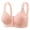 A1_Pink, variant on Cihdmfb Front Closure Bras for Older Women High Support No Underwire Full Coverage Adjustable Straps Plus Size Wireless Bras for Seniors Comfort Breathable Supportive Everyday Bra Beige 36