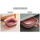 thumbnail image 3 of Bañera para pies ZHAOCHENG plegable de plástico rosa con mango, 3 of 5