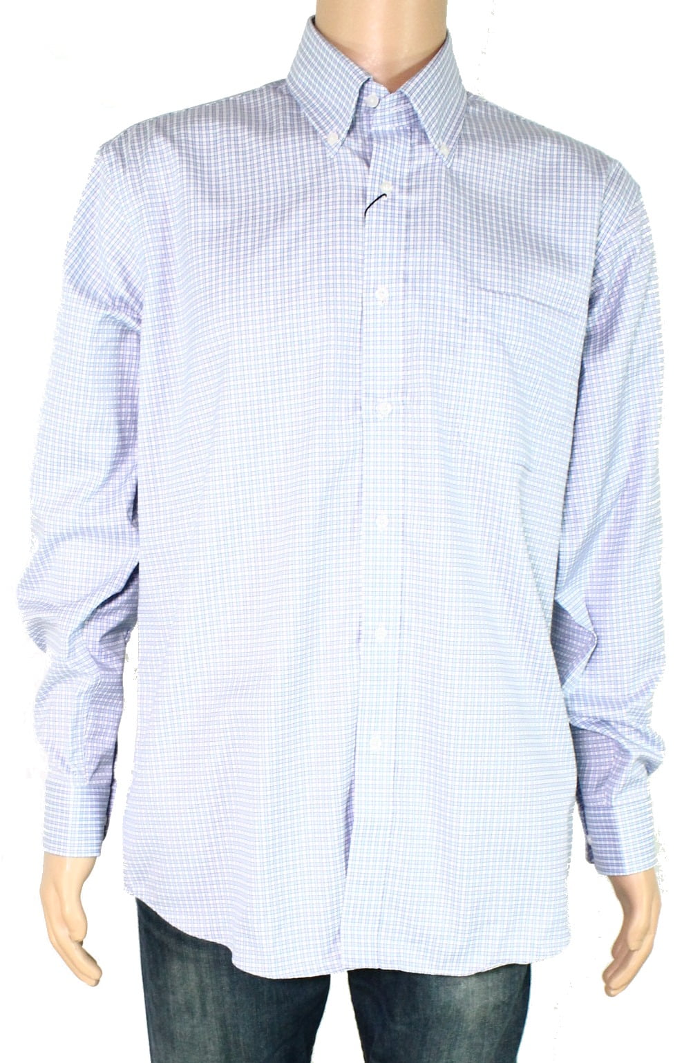 Forsyth of Canada - Mens Dress Shirt Light Checkered Tailored 16 ...