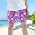 thumbnail image 2 of gdxvjhbj Boys Shorts Youth Boys Athletic Shorts Kids Youth Summer Shorts Running Hiking Casual with Pockets (Purple,5-6 Years), 2 of 5