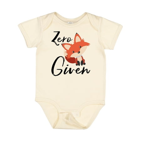

Inktastic Zero Fox Given Boys or Girls Baby Bodysuit