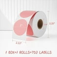 thumbnail image 2 of 2 Inch 50*50mm 600 Per Roll Round Circle Label Self-Adhesive for Thermal Printer, 2 of 10