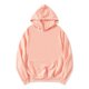 thumbnail image 1 of Sudadera con capucha para hombre, manga larga, con cordón sólido y bolsillo Rosa M, 1 of 6