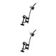 thumbnail image 1 of Tholdsy Microphone Clip Kit Easy Installation Music Mount Drum Rim Bracket Clamps Beginner Studio Instrument Supplies Stand Elements No.1 2piezas, 1 of 6