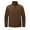 Brown, variant on Men's Softshell Jacket Fleece Lined Waterproof Stand Collar Soft Lightweight Shell Rain Jacket Windbreaker Outdoor Hiking Brown L