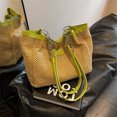 thumbnail image 2 of Bolsa de hombro de playa para mujer, Bolsa de punto informal, Bolsa de playa de vacaciones con cremallera a la moda Hugtrwg Para Estrenar, 2 of 6