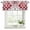 Red, variant on Blue Morocco Curtain Valances for Windows, Kitchen Valance Window Treatments Panel 2 Pack, Vintage Graffiti Paint Art Boho Dappled Rod Pocket Short Curtains for Bathroom Bedroom 42 x 12 Inch