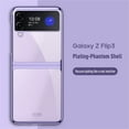 thumbnail image 4 of SaniMore for Samsung Galaxy Z Flip 3 Electroplating Folding Case, Rugged PC High Transparent [Not Yellowing Technology] Full Body Protective Case for Samsung Z Flip 3 Women Men, Black, 4 of 6