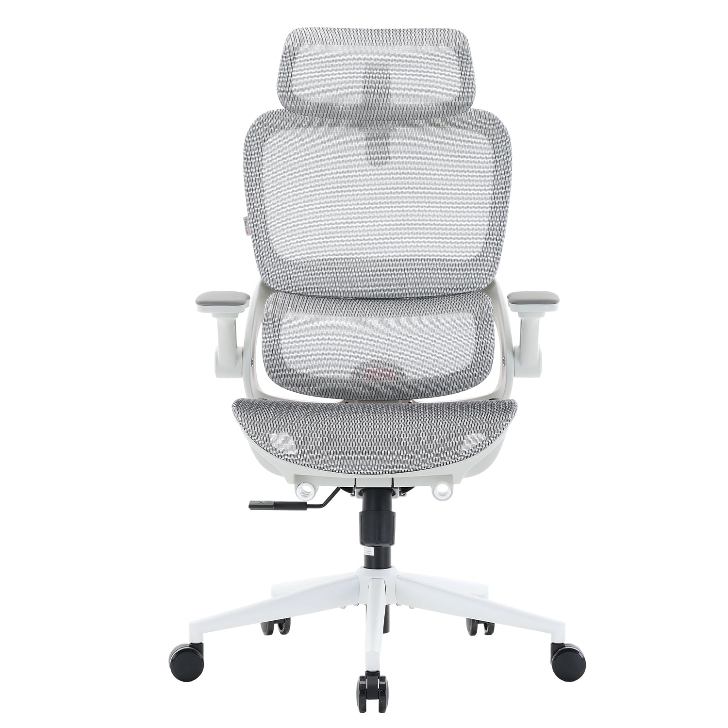 SIHOO B100 Pro Ergonomic Office Chair, Adaptive Elastic Lumbar Desk Chair, 4D Arms & 3D Ultra-Wide Headrest Computer Chair for Teenager, High Back Executive Chair for Home Office & Gaming, White