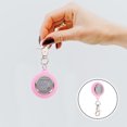 Pocket Watch Key Buckle Digital Pocket Watch Buckle Chest Watch for