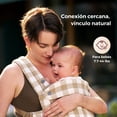 thumbnail image 2 of Momcozy Cangurera Ergonómico, Portabebés De Algodón Y Lino Natural, Mochila Para Bebé BC001, 2 of 7