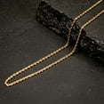 thumbnail image 2 of Solid 14K Yellow Gold Plated Heavy 316 Stainless Steel 3MM 18,20,22,24,26 or 30 Inch Hip Hop Old School Rope Chain Necklace, 2 of 6
