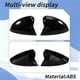 thumbnail image 5 of Car Rearview Mirror Protective Cover for Fiat Gloss Black, 5 of 5