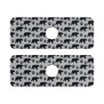 thumbnail image 7 of Yayeee Faucet Mat for Kitchen Sink 14.7" Diatomite Long Splash Guard Pad, Gray Bear Paws Pattern, 2 Pack, 7 of 7