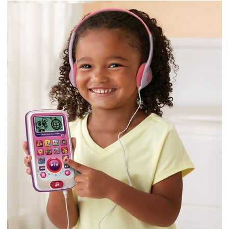 Playa Musical Instrument - Music Player kid-friendly plays ten musical learning games purple color