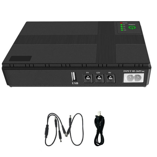 MUSUPER UPS Backup 10400mAh Mini UPS Security Camera Speaker LED -
