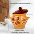 thumbnail image 4 of Borisovskaya Keramika Clay Baking Pot with Lid Set of 4 pcs 22 fl oz (650 ml) Ramekin with Lid Handmade Oven Cooking Pots Natural Red Clay Pot Clay Cookware Stoneware Bean Pots, Beige, 4 of 10
