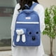 thumbnail image 2 of Mochila de dibujos animados Mochila de oso para niñas Mochila linda para uso diario (Azul), 2 of 2