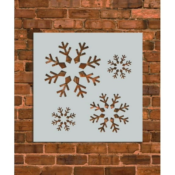 Winter Snowflakes Set 2 Stencil