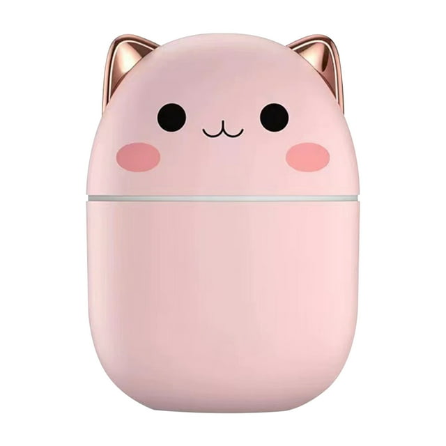 RKSTN Humidificateurs pour Chambre Humidificateur Bureau Petit Volume Mignon Maison Portable Humidification Mini Humidificateur USB de Bureau Bureau Silencieux Chambre Lumières Colorées Humidificateurs pour Chambre