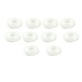 thumbnail image 1 of Unique Bargains 10 Pcs Wire Coil Protector Dual Side White Rubber Grommets 6mm, 1 of 1