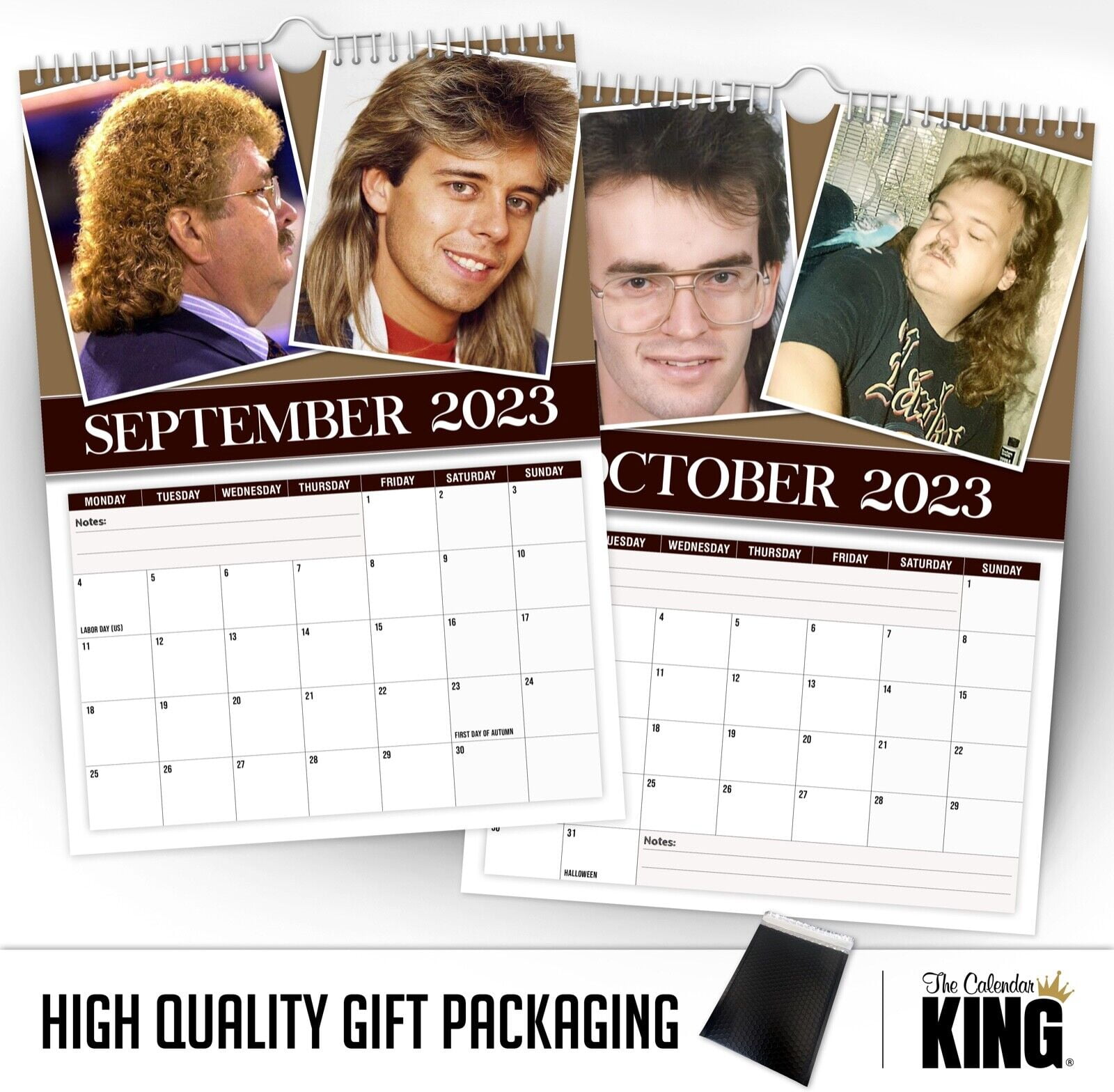World's Greatest Mullets - 2023 Wall Calendar // Funny / Quirky / Christmas  - Walmart.com