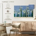 thumbnail image 5 of Elephant Stock Snowflakes In Little Bottles Wall Art - Horizontal Multi Panel Canvas - Living Room Wall Decor - Floral And Botanical Multi Panel - Teal And Blue Decor By Cora Niele - 50" x 32", 5 of 8
