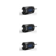 thumbnail image 4 of relayinert Motorcycle Voltmeter LED Display DC Voltage Meter Portable Fixing Carrying Bright Time Volt Gauge Outdoor Detector Blue Light 3Set, 4 of 6