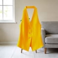 thumbnail image 2 of WLOMHUW Halter V-Neck Suit Vest for Women Single Breasted Tailored Waistcoat with Backless Yellow L, 2 of 5
