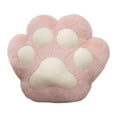 thumbnail image 3 of Cojín con forma de pata de gato, manta con forma de pata de gato, cojín decorativo con forma de pata de gato, regalo de cumpleaños, cojín de oficina, sofá Rosa, 3 of 9