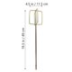thumbnail image 5 of 2 varillas mezcladoras de cemento, accesorios para taladros eléctricos, piezas de herramientas eléctricas, varillas, 5 of 6