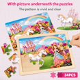 thumbnail image 3 of Puzles de madera SYNARRY Unicorn Princess Fairy para niñas de 3 a 6 años, 3 of 7