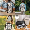 thumbnail image 3 of Bulopur Blue Highland Cow Bow Kids Backpack Set 4 Pcs Fashion Farm Book Bag with Lunch Bag, Pencil Case and Water Bottle Cover for Farm Lover Elementary Girls Ages 6-12, 3 of 8
