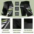 Sponeed Men Cyclist Shorts Gel Padded Road Riding Pants Mountain