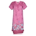 thumbnail image 3 of JEFFRICO Womens Nightgowns Muumuu Lounger House Dress Sleepwear Silky Soft Pajama Dress Nightshirts Plus Size, 3 of 5