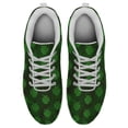 thumbnail image 2 of St Patricks Day Shoes for Women Breathable Running Sneakers Men Green Four Leaf Clover Shoes for Irish Festival Gift White Size 7, 2 of 5