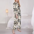 thumbnail image 3 of Goofa Snake Printed Women’s 2 Piece Pajama Set Super,Pajamas Women's Long Sleeve Sleepwear Soft Button Down Loungewear Pjs Lounge Set Nightwear-Medium, 3 of 9