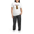 thumbnail image 5 of CafePress - I Love Doodle Kisses Women's Light Pajamas - Women's Short Sleeve Print T-Shirt and Pants Light Cotton Pajama Set, 5 of 7
