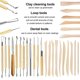 thumbnail image 3 of Juego de herramientas de arcilla de cerámica de 57 piezas con caja de plástico Kits de herramientas de modelado de cerámica para principiantes Profesionales Niños Clases de cerámica después de la, 3 of 5