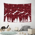 thumbnail image 6 of Xecao Christmas Tree Buffalo Plaid Print Tapestry, Wall Hanging Room Funny Decor, Backdrop Room Decor for Bedroom Living Room dormitory, 6 of 8