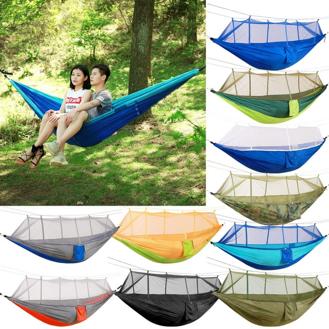 Xihbxyly Artículos de Clarence Hamacas Al Aire Libre para Acampar, Doble Cielo Verde, Tienda con Mosquitera