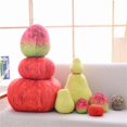 thumbnail image 2 of Almohada de fruta de simulación, juguete de peluche, muñeco de peluche de melocotón, manzana y pera, regalo de cumpleaños para niños, almohadas para niños y niñas, 2 of 5