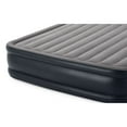 Intex King Deluxe Pillow Rest Inflatable Air Mattress Bed with Built In